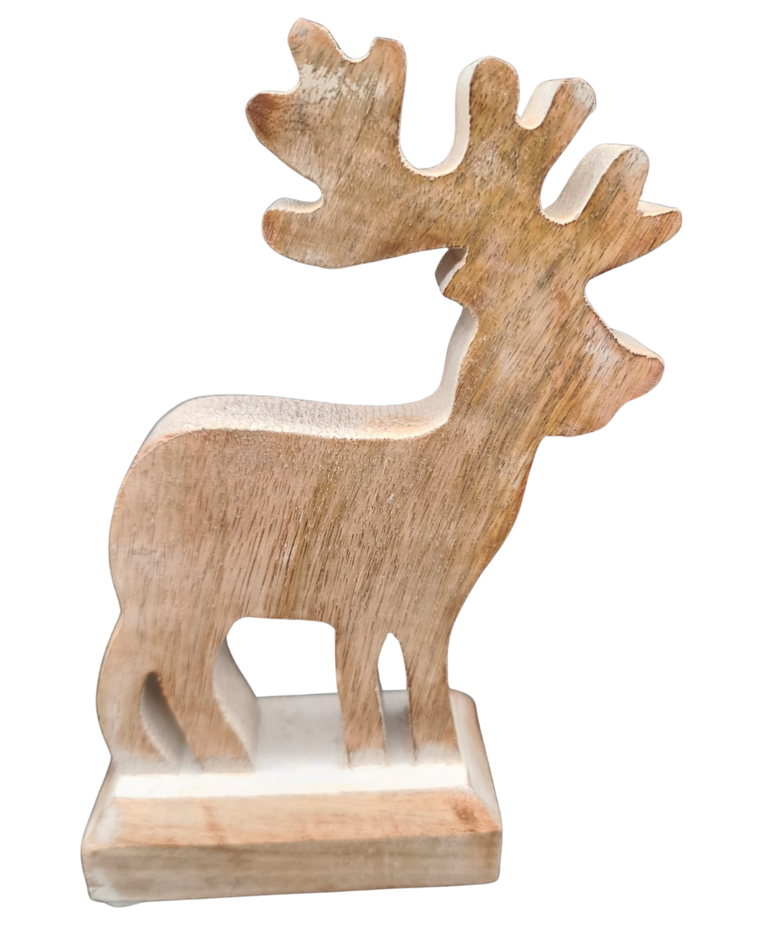 Holzfigur „Rentier“ – Natur
