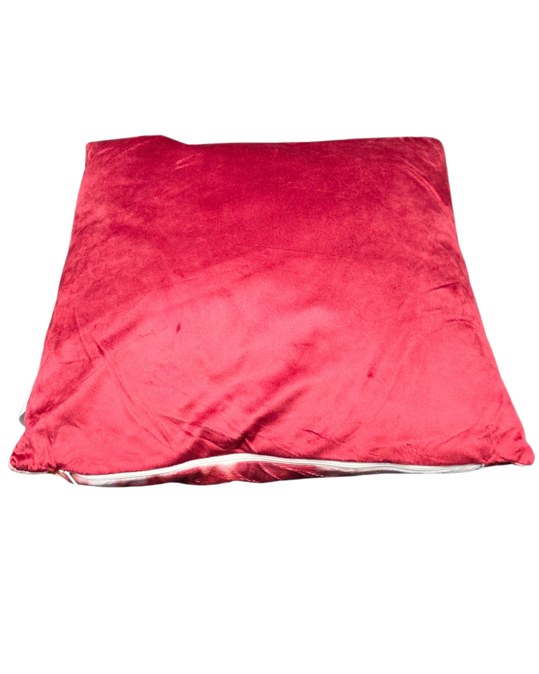 Dekokissen „Schlafende Weihnachtskatze“ – 40×40cm