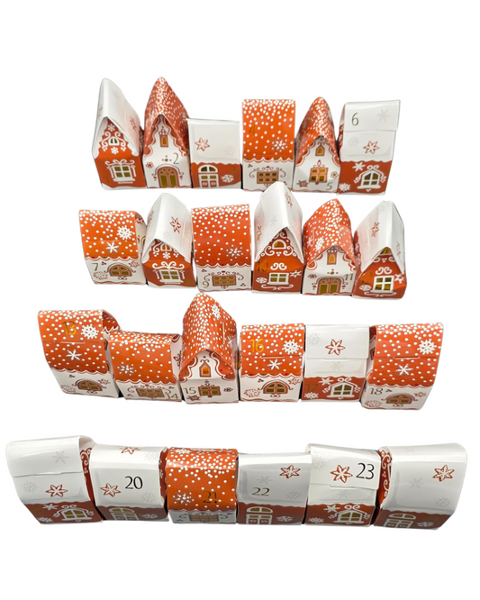 Adventskalender „Wichteldorf“ – 24 Häuschen mit Wichteln