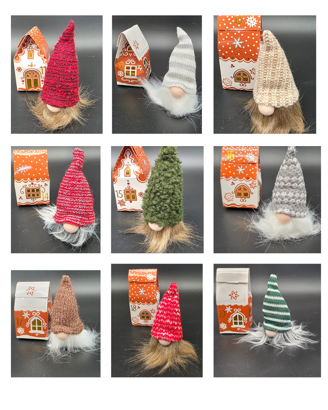 Adventskalender „Wichteldorf“ – 24 Häuschen mit Wichteln