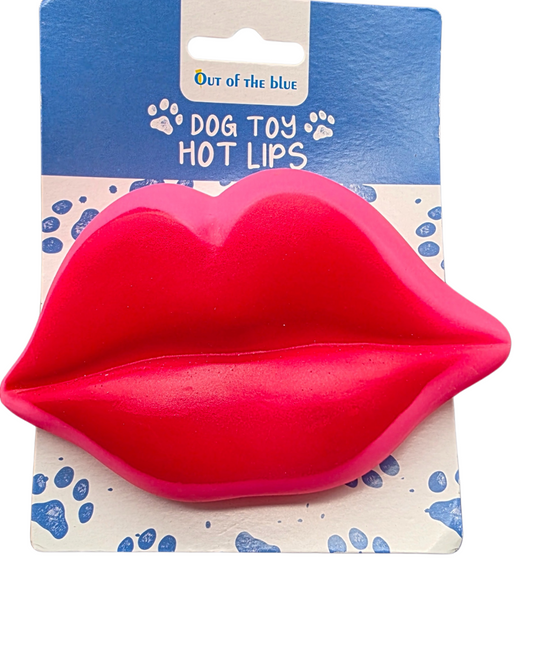 Hundespielzeug „Hot Lips“ – ca. 13 × 8 cm